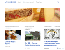 Tablet Screenshot of lifeandcheese.com